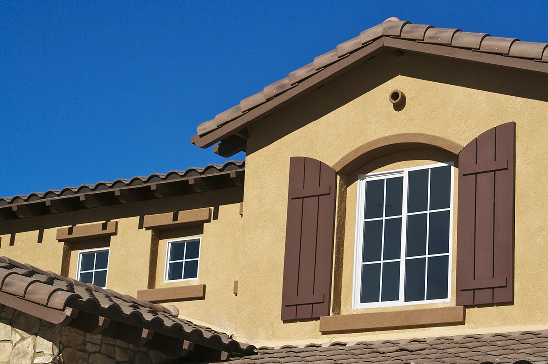 stucco home